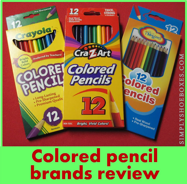 Colored Pencil Reviews for packing in Operation Christmas Child shoeboxes.