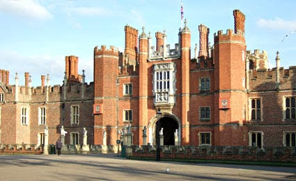 Great gatehouse at Hampton Court, Surrey