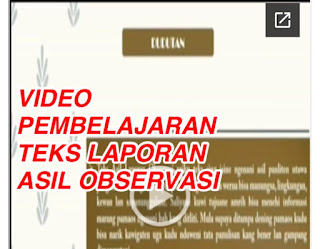 Video Bahasa Jawa Observasi