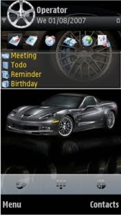 Corvettezr1  Theme  for s60v5 Mobile Downloads