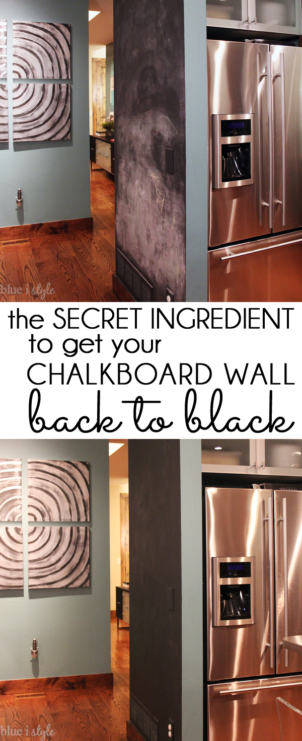 Five Minute Friday How To Get Your Chalkboard Wall Back To Black