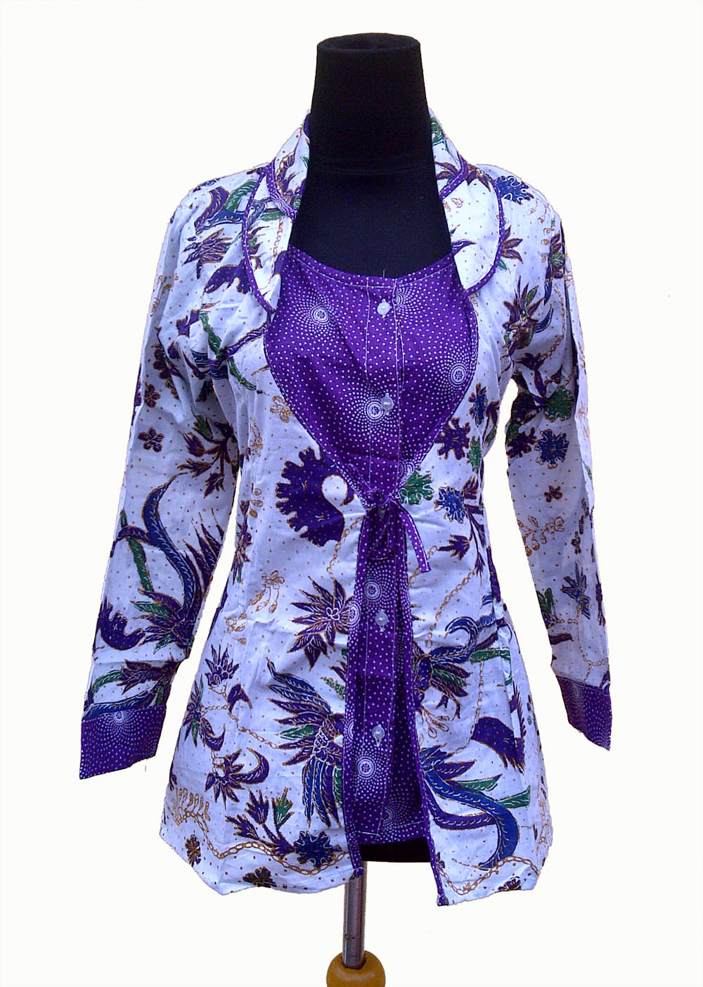 20 Model Baju  Batik  Atasan Lengan  Panjang  Wanita  Modern  2021 Mangklingi