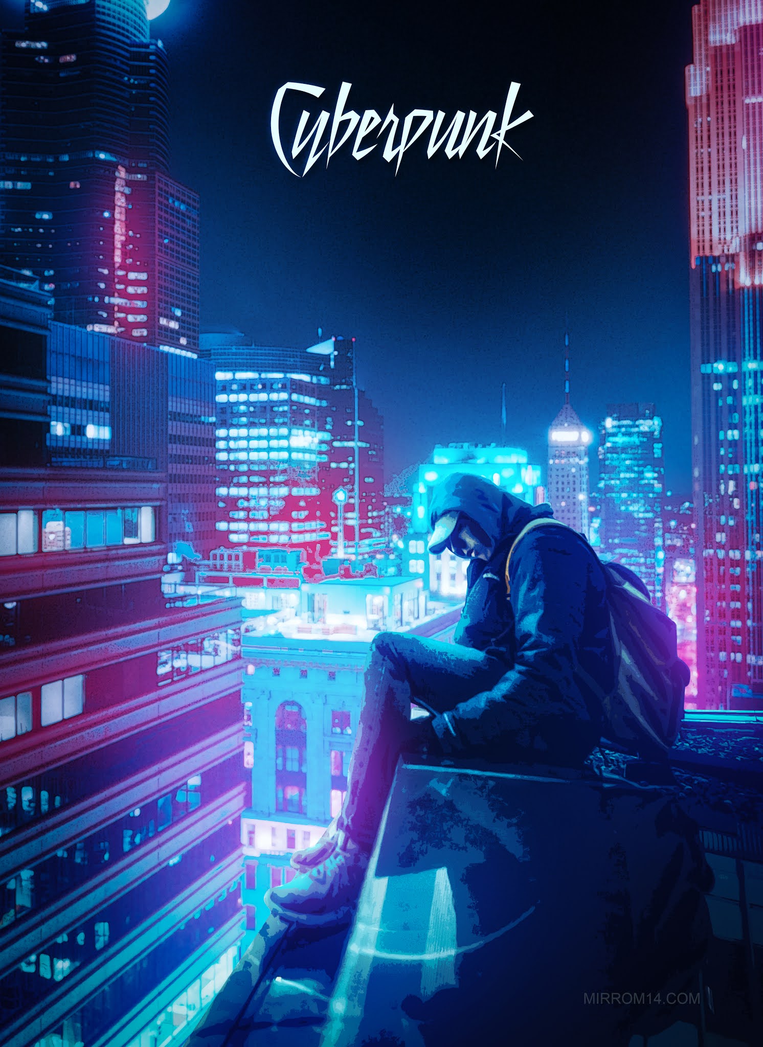 Create an Anime Effect With Cyberpunk Color in Photoshop