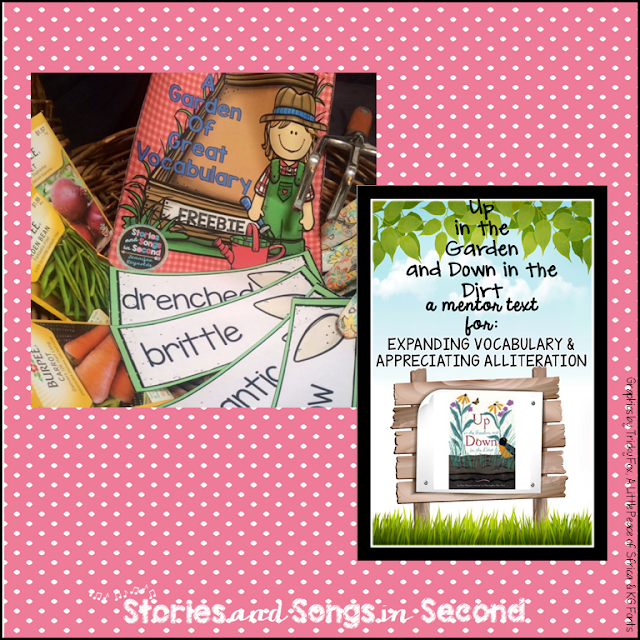 https://www.teacherspayteachers.com/Product/Spring-Book-Companion-for-Up-In-the-Garden-and-Down-in-the-Dirt-FREEBIE-2453225