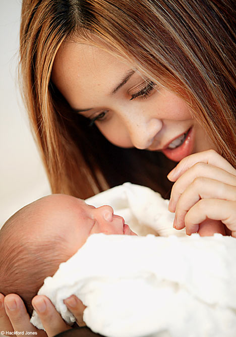 Myleene Klass and daughter Ava