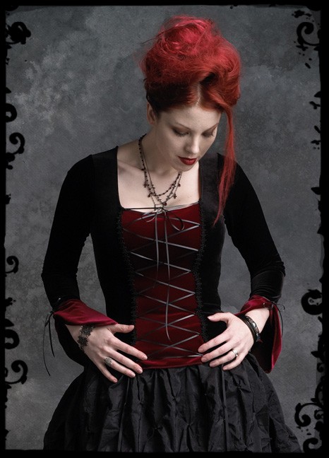 I Guess This Gothic Wedding Gown Suits Me Well