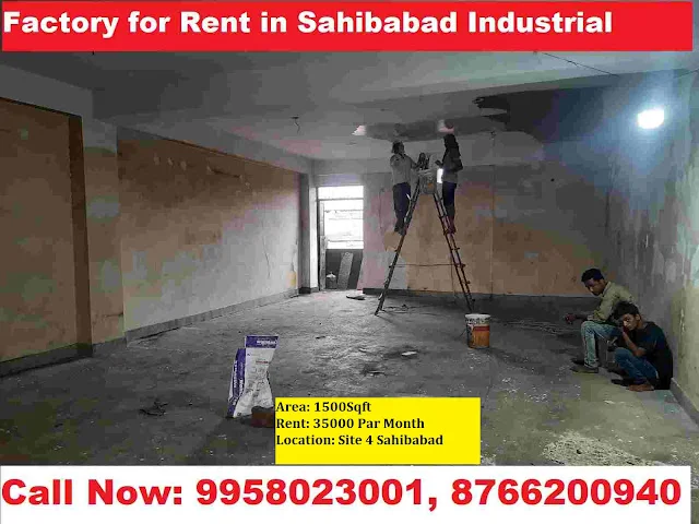 Factory for rent in Sahibabad industrial area