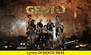 Lyrics Of GENTO SB19