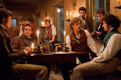 The ABC Cafe Red and Black Eddie Redmayne as Marius and Eddie Redmayne and Enjolras