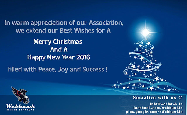 Merry Christmas and Happy New Year - WebHawk Media Services