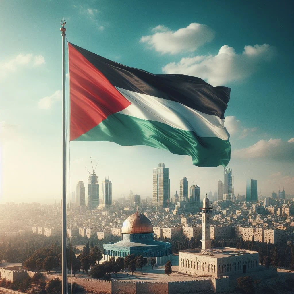 صورة علم فلسطين دقة عالية