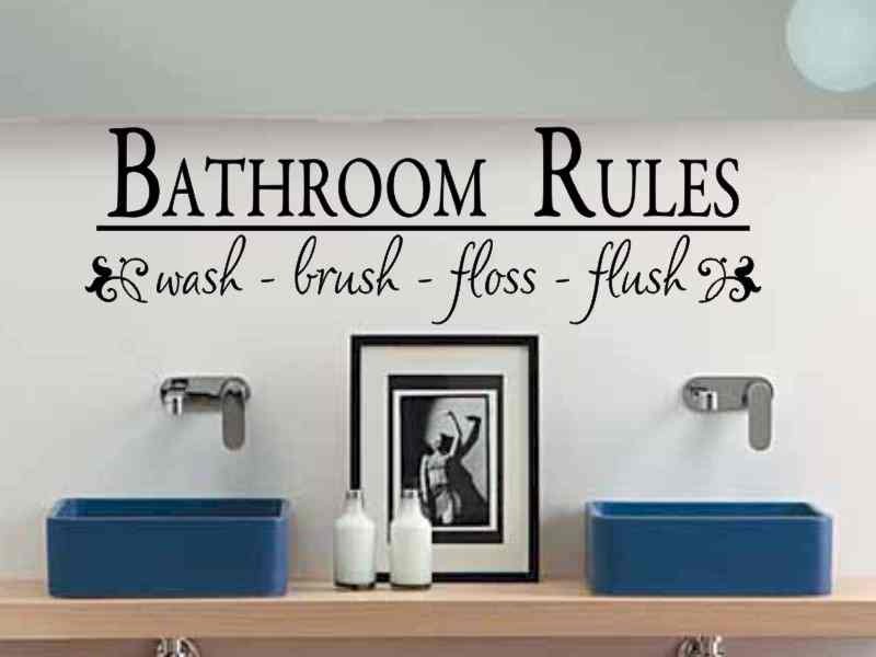  Wall  Vinyl  Quotes For Bathroom  QuotesGram