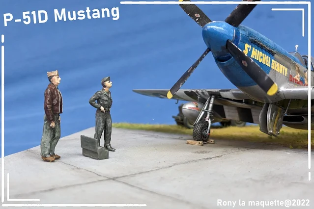 Figurine de l’USAF WWII de Preiser au 1/48.