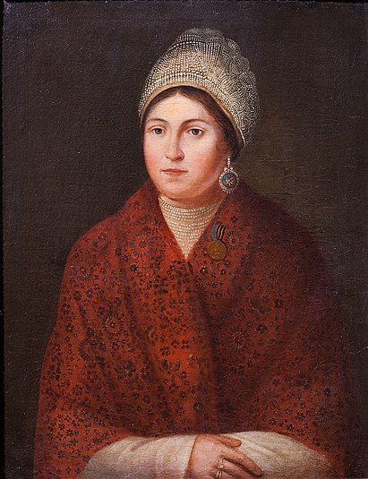 А. Смирнов, «Портрет Василисы Кожиной» (1813 год)