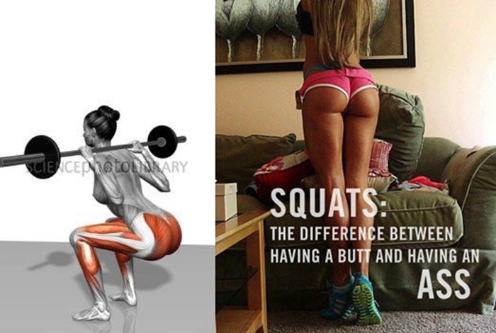 Squats the difference between having a butt and having an ass