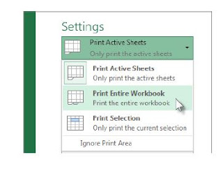 Setting options while printing