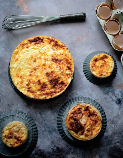 quiche lorraine , dîner de famille , lardons , pâte brisée , farine d'épeautre 