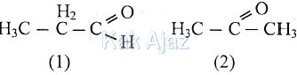 Rumus struktur senyawa C3H6O: aldehid dan keton, soal kimia no. 32 UN 2018