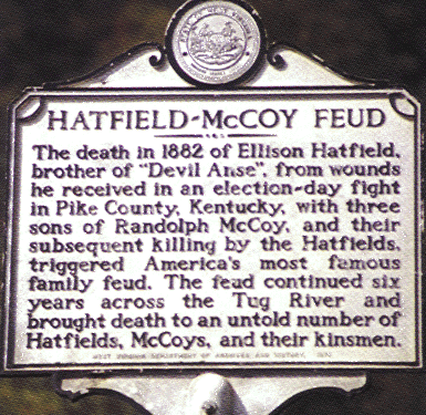 Hatfields And Mccoys. the Hatfields and McCoys.