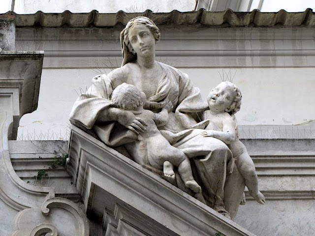 Allegorical representation of Charity by Andrea Vaccà, Livorno