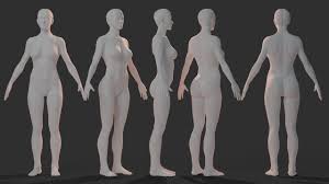 Female body model 3d free | Female Body model 3D