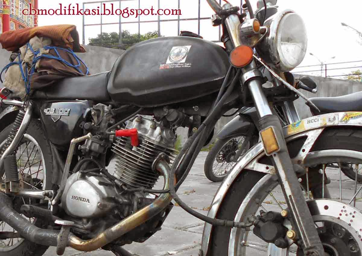 Modifikasi CB 100 Pakai Tangki  Astra Modifikasi CB 100