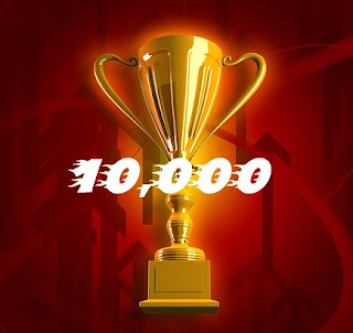 trophy with 10,000