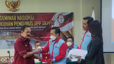 Dewas Kukuhkan Jajaran Pengurus DPP SKPPHI Periode 2022-2027