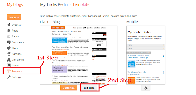 How to Make Your Blogger Blog Dofollow With 3 Simple Steps - edit html