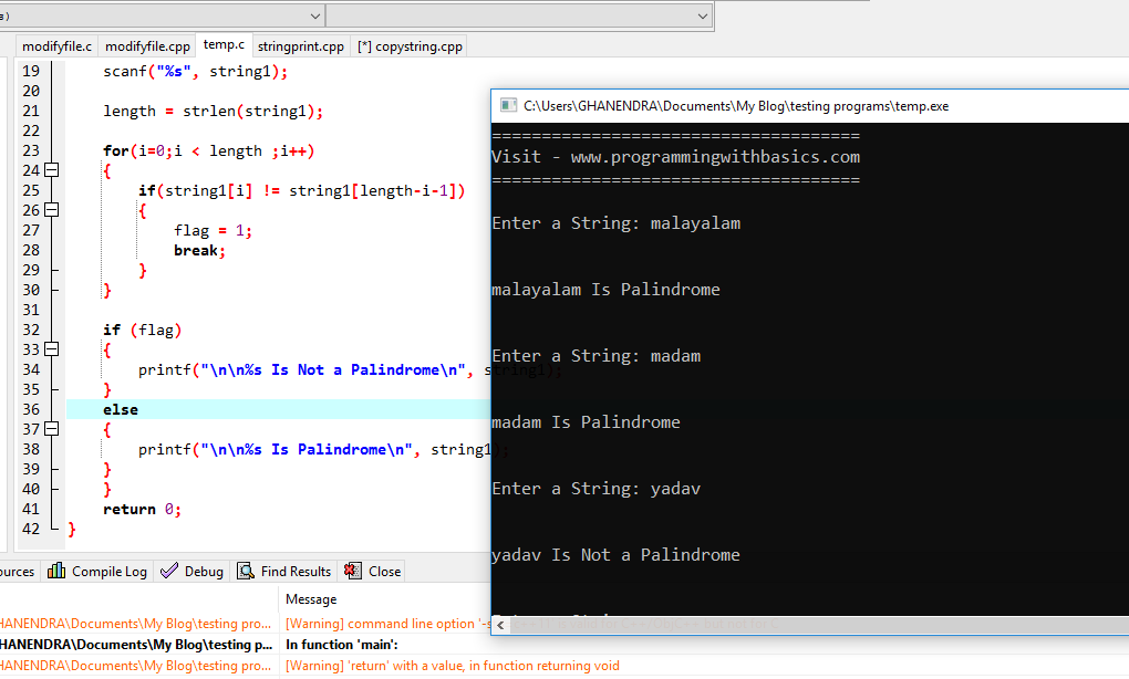 C Program To Print Palindrome Words In Sentence 33+ Pages Explanation [2.6mb] - Updated 2021 
