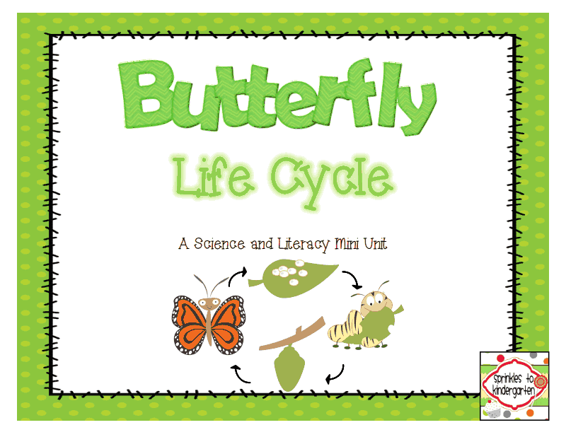 http://www.teacherspayteachers.com/Product/Butterfly-Life-Cycle-A-Science-and-Literacy-Mini-Unit-1156405