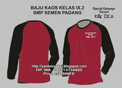 BAJU KAOS RAGLAN