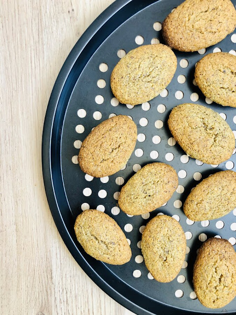 Madeleines noisettes et vanille - IG bas