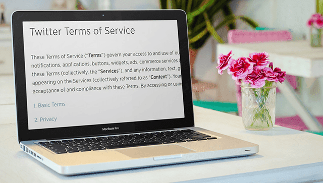 cara membuat terms of service online di blog