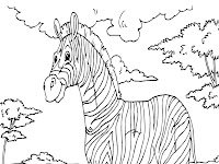 Download Coloring Page Zebra Pictures