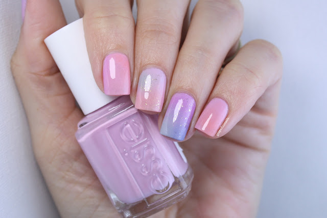 Essie Ombre Skittle Nails