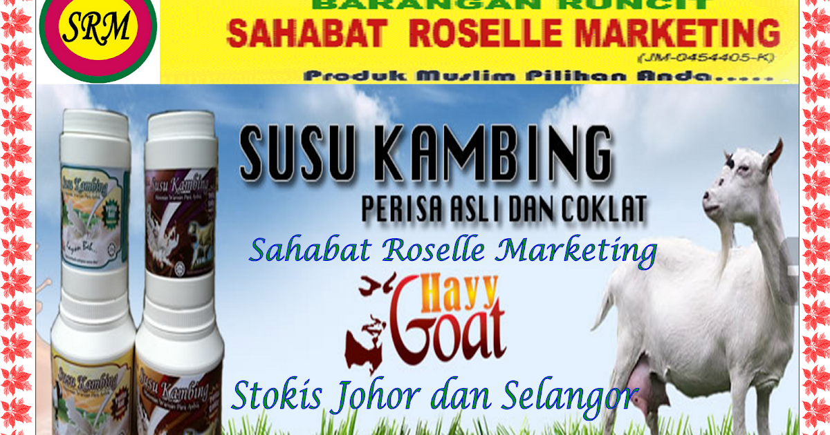 Sahabat Roselle Marketing: SUSU KAMBING AKHIL HAYY STOKIS 