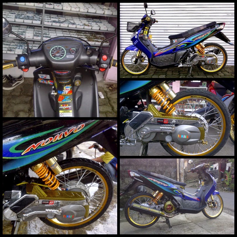 Modifikasi Motor Yamaha Nouvo 2003 / Nouvo lele 