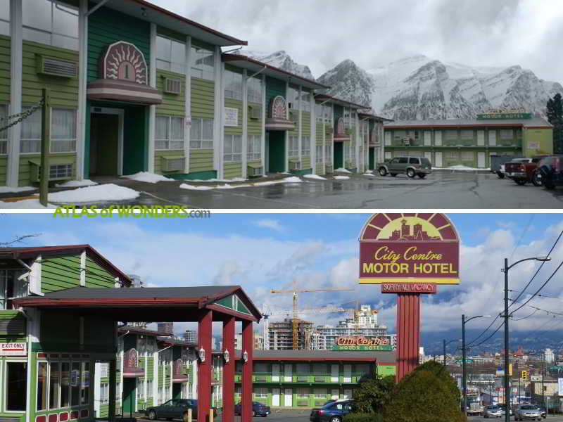 The setting of the motel