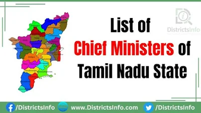 List of Chief Ministers of Tamil Nadu State