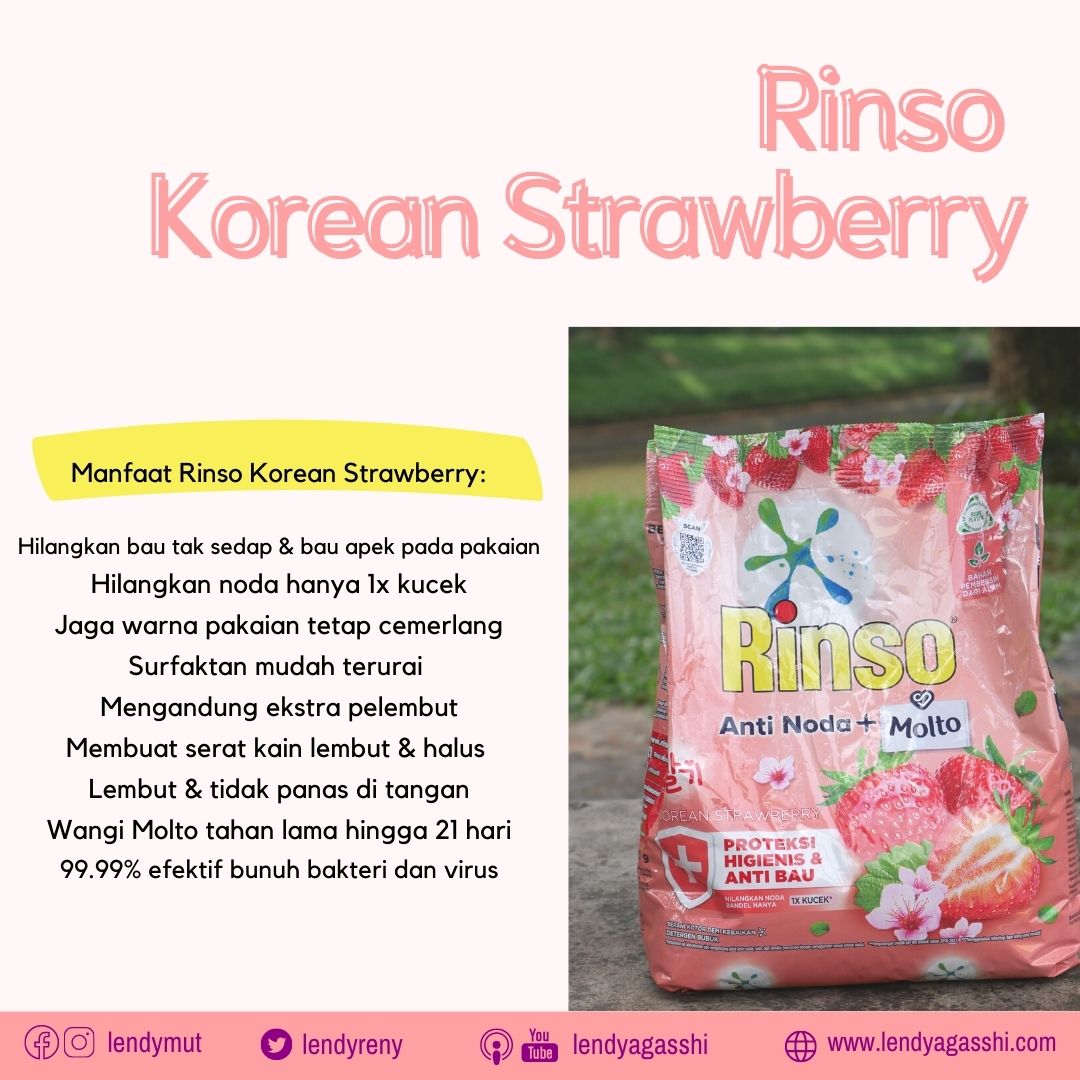 Bisakah Rinso Korean Strawberry Powder digunakan di mesin cuci top loading?