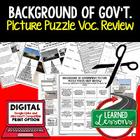 background of government, Civics Test Prep, Civics Test Review, Civics Study Guide, Civics Interactive Notebook Inserts, Civics Picture Puzzles