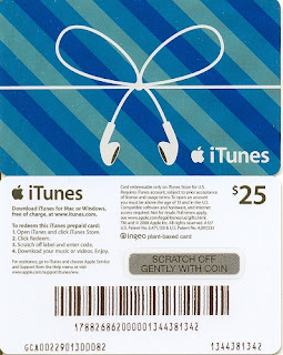 Itunes Gift Card Code Free