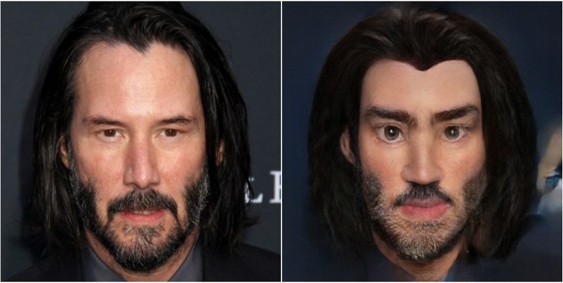 Keanu Reeves Transform into Disney characters using neural networks