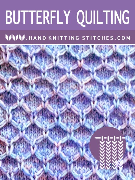 The Art of Knitting, Butterfly Quilting #SlipStitchKnitting