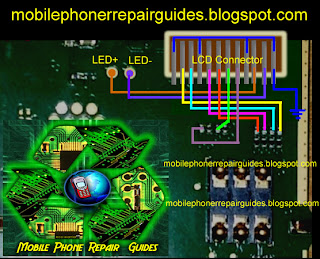 nokia c1-00 display jumper tracks