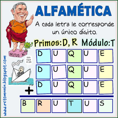 Alfaméticas, Criptoaritméticas, Criptosumas, Criptogramas, Suma de Palabras, Juego de Letras