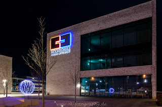 Lightpainting Lichtkunst Hochschule Hamm