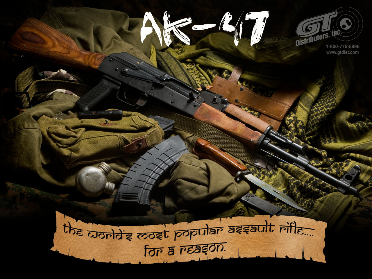 Best guns wallpapers: ak-47