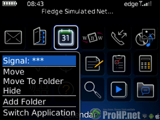 MenuSignal v1.0.1 for BlackBerry